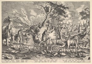 समय की विजय, 1574। द्वारा फिलिप गाले