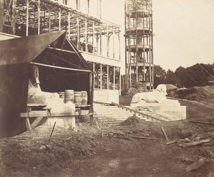[स्फिंक्स की नक्काशी], 1854। द्वारा फिलिप हेनरी डेलमोट्टे