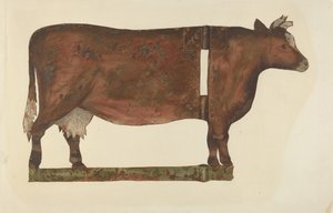 काउ वेदर वेन, सी. 1939. द्वारा फिलिप जॉनसन