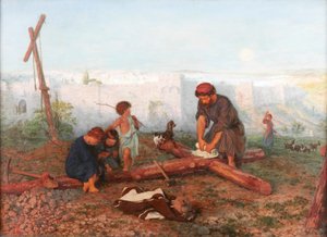 जहां उन्होंने उसे क्रूस पर चढ़ाया, 1862 द्वारा फिलिप रिचर्ड मॉरिस