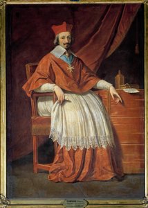 कार्डिनल रिशेल्यू (1585-1642) का पूर्ण-लंबाई वाला चित्र फिलिप डी शैम्पेन द्वारा चित्रकारी (1602-1674) द्वारा फिलिप डी चंपेनगे