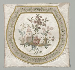 एक कुर्सी सीट के लिए असबाब, सी। 1743-1774।