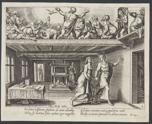 पवित्र आत्मा का अवतरण द्वारा Maarten van Heemskerck