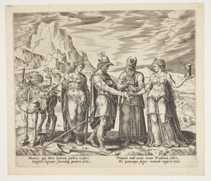 श्रम और परिश्रम का विवाह द्वारा Maarten van Heemskerck