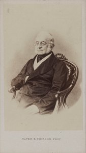 काउंट कार्ल रॉबर्ट नेसेलरोड का पोर्ट्रेट 1780-1862, सीए 1860। द्वारा फोटो स्टूडियो मेयर और पियर्सन।