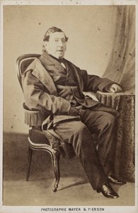 संगीतकार गियोचिनो एंटोनियो रॉसिनी का पोर्ट्रेट 1792-1868, सीए 1860। द्वारा फोटो स्टूडियो मेयर और पियर्सन।