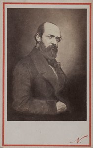हेनरी मुर्गर का पोर्ट्रेट 1822-1861, 1861। द्वारा फोटो स्टूडियो नादर।