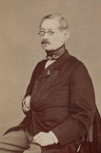 संगीतकार चार्ल्स-फ्रांकोइस प्लांटेड का पोर्ट्रेट 1787-1870, 1860। द्वारा फोटो स्टूडियो नादर।