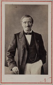 संगीतकार एंटोनी एल्वर्ट का पोर्ट्रेट 1808-1877, सीए 1860। द्वारा फोटो स्टूडियो नादर।