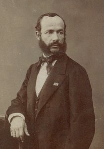 वायलिन वादक और संगीतकार हेनरी वीक्सटेम्प्स का चित्र 1820-1881, 1870। द्वारा फोटो स्टूडियो नादर।