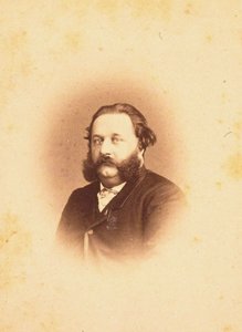 संगीतकार अल्फ्रेड Jall 1832-1882, 1866 का चित्र।
