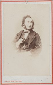 वायलिन वादक और संगीतकार कैमिलो सिवोरी का चित्र 1815-1894। द्वारा फोटो स्टूडियो ट्रैंटौल पेरे एंड फिल्स।