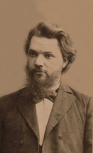 एलेक्सी इवानोविच वेदेंस्की का पोर्ट्रेट 1861-1913, 19वीं शताब्दी का अंत द्वारा मिखाइल वोल्कोव का फोटो स्टूडियो