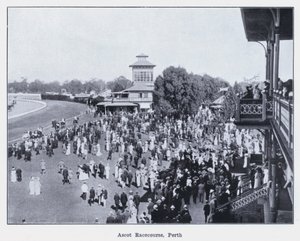 अस्कोट रेसकोर्स, पर्थ (बी/डब्ल्यू फोटो) द्वारा फोटोग्राफर ऑस्ट्रेलियाई