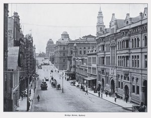 ब्रिज स्ट्रीट, सिडनी (बी / डब्ल्यू फोटो) द्वारा फोटोग्राफर ऑस्ट्रेलियाई