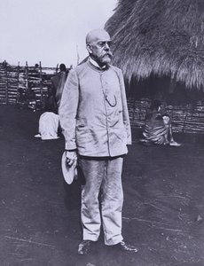 अफ्रीका में रॉबर्ट कोच, जर्मन डॉक्टर और जीवाणु विज्ञानी द्वारा फ़ोटोग्राफ़र जर्मन