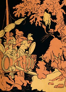 द फायर-ब्रीदिंग बुल्स, 1880 द्वारा Picart