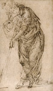 एक कर्मचारी पर खड़े चित्रा झुकना, c.1510 द्वारा पिएरो डी कोसिमो