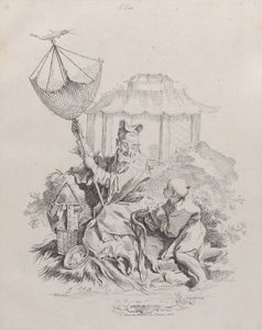 जल, चार तत्वों से, 1738-49।