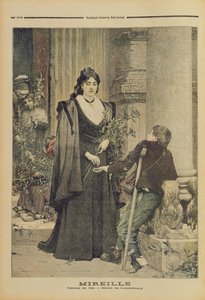 मिरेइल, &39;ले पेटिट जर्नल&39; के सचित्र पूरक से, 18 नवंबर 1893 (रंग लिथो) द्वारा पियरे अगस्टे खाट