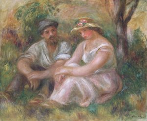 'वार्तालाप', 1912 द्वारा पियरे अगस्टे रेनॉयर