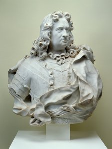 हेस्सेन-केसल के काउंट कार्ल का बस्ट, 1714 कैरारा संगमरमर
