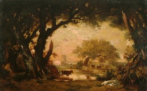 Fontainebleau के जंगल में समाशोधन द्वारा पियरे इटियेन थियोडोर रूसो
