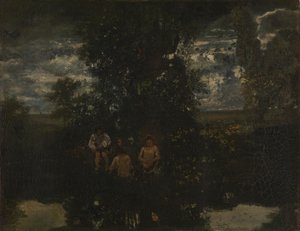 चांदनी। द बाथर्स, 1860s द्वारा पियरे इटियेन थियोडोर रूसो