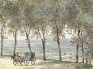 स्केचबुक ऑफ़ ए जर्नी टू द चैटो डी'यू, 1811।