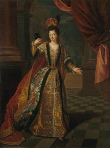 लुईस फ्रांकोइस डी बॉर्बन 1673-1743, मैडेमोसेले डे नैनटेस, सीए 1690। द्वारा पियरे गोबर्ट
