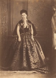 द मोइरे ड्रेस, 1860s।