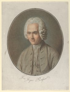 जीन-जैक्स रूसो, 1791 द्वारा पियरे मिशेल एलिक्स