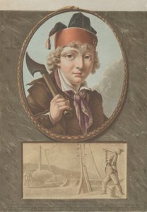 जोसेफ-एग्रीकोल वियाला, सेब्लेट के बाद, सीए। 1795. द्वारा पियरे मिशेल एलिक्स