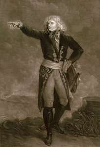 नेपोलियन बोनापार्ट सामान्य रूप से इटली की सेना के प्रमुख (1796-1797) - पियरे मिशेल (पियरे-मिशेल) एलिक्स (1762-1817) द्वारा उत्कीर्णन द्वारा पियरे मिशेल एलिक्स