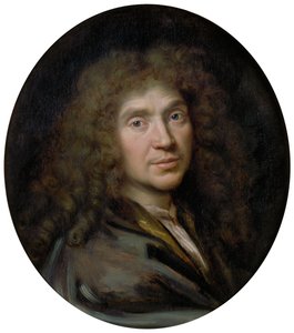 लेखक मोलिरे 1622-1673, सीए 1658 का चित्रण द्वारा पियरे मिग्नार्ड