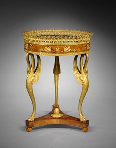 फ्लावर स्टैंड (जार्डिनियर), c.1800 (गिल्ट ब्रॉन्ज माउंट के साथ लकड़ी) द्वारा पियरे फिलिप थॉमस