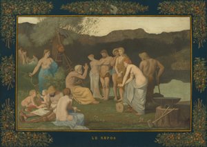 आराम, सी. 1863. द्वारा पियरे पुविस डी चवनेस