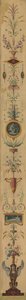 सजावटी पैनल, 1790s।