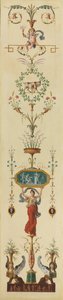 सजावटी पैनल, 1790s।