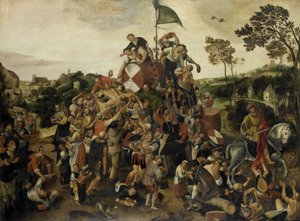 सेंट मार्टिन डे Kermis, c.1540-98 (पैनल पर तेल)