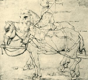 राइडर और दो घोड़े, 1559-1563, 1943। द्वारा पीटर ब्रिगेल द एल्डर