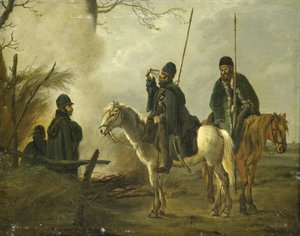 1813 में कोसैक चौकी द्वारा पीटर गेरार्डस वैन ओ.एस.