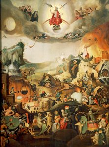 अंतिम निर्णय, लगभग 1554, पीटर ह्यूस द्वारा (लगभग 1520-1581) द्वारा पीटर ह्यूस