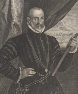 फ़्रांसिस्को वाल्डेस, स्पैनिश कमांडर, श्रृंखला क्वाटुअर पर्सोने..., 1649 से। द्वारा पीटर साउथमैन