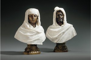 शेख और शेख की अस्थियाँ, c.1865-70 द्वारा पिएत्रो कालवी