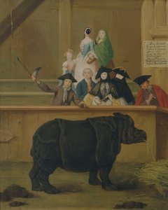 गैंडा, 1751 द्वारा पिएत्रो लोंगी
