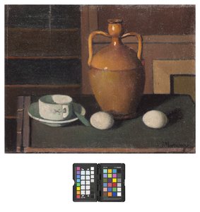 अंडे के साथ अभी भी जीवन, 1924