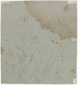 लोट और उनकी बेटियों के लिए स्केच, 1600s। द्वारा पिएत्रो दा कोर्टोना
