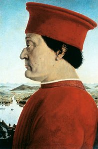फेडेरिको दा मोंटेफेल्ट्रो का पोर्ट्रेट, उरबिनो के ड्यूक, c1465 द्वारा पिएत्रो डेला फ्रांसेस्का