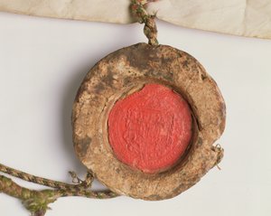 पोलैंड के राजा व्लादिस्लाव IV (1595-1648) की सील, c.1633 (मोम) द्वारा पोलिश स्कूल